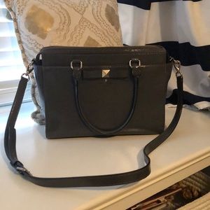 Gray Patent Leather Kate Spade tote bag